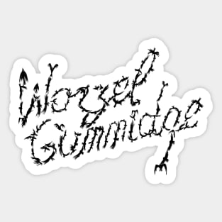 Worzel Gummidge title Sticker